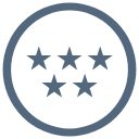 Five Star Service Icon